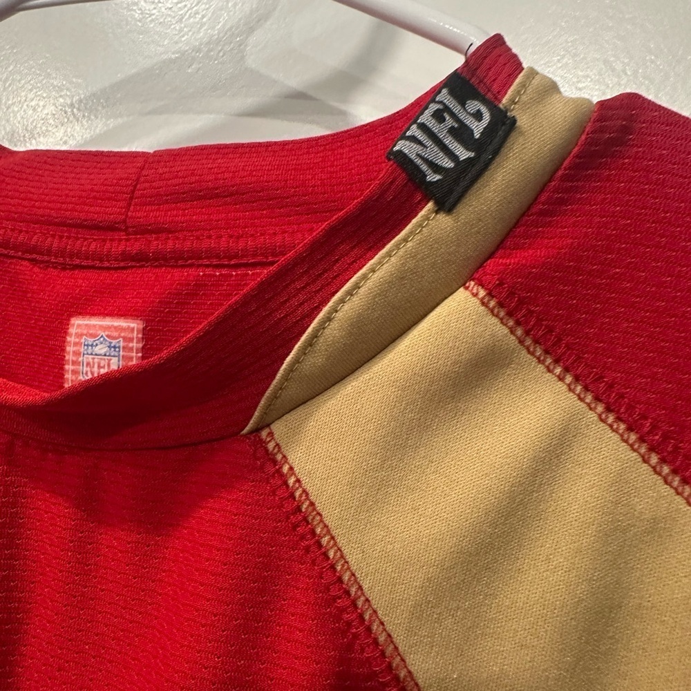NFL San Francisco 49ers Red and Gold Long Sleeve Vintage Shirt - Picture 8 of 8
